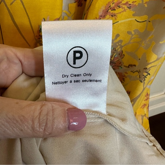 Anthropologie Vineet Bahl Varennes Women’s Yellow Floral Formal Maxi Dress 10 - Picture 5 of 12